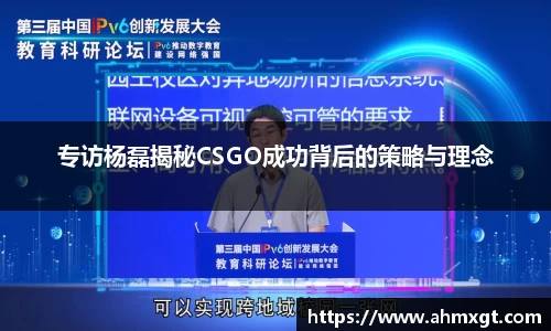 专访杨磊揭秘CSGO成功背后的策略与理念